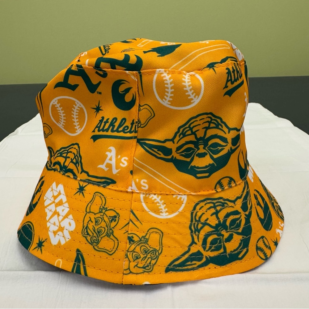 Oakland A's Star Wars Bucket Hat Reversible SGA 5/4/24 Large NWOT